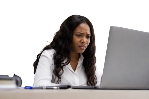 Stressed sales operations professional